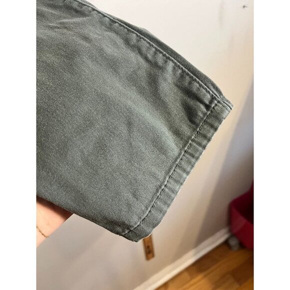 Retro Utility Cargo Pant Green 13 Grunge Skater Military - Picture 11 of 14
